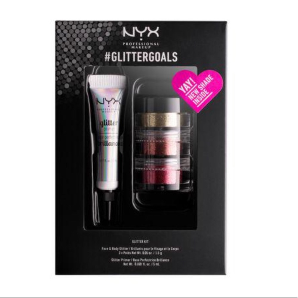 NYX #GLITTERGOALS Kits - Gliseto2